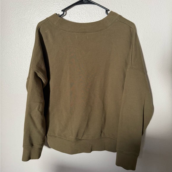 Madewell (Re)sourced Cotton Olive Button-Up Cardigan (S) cabincore normcore - Picture 6 of 6